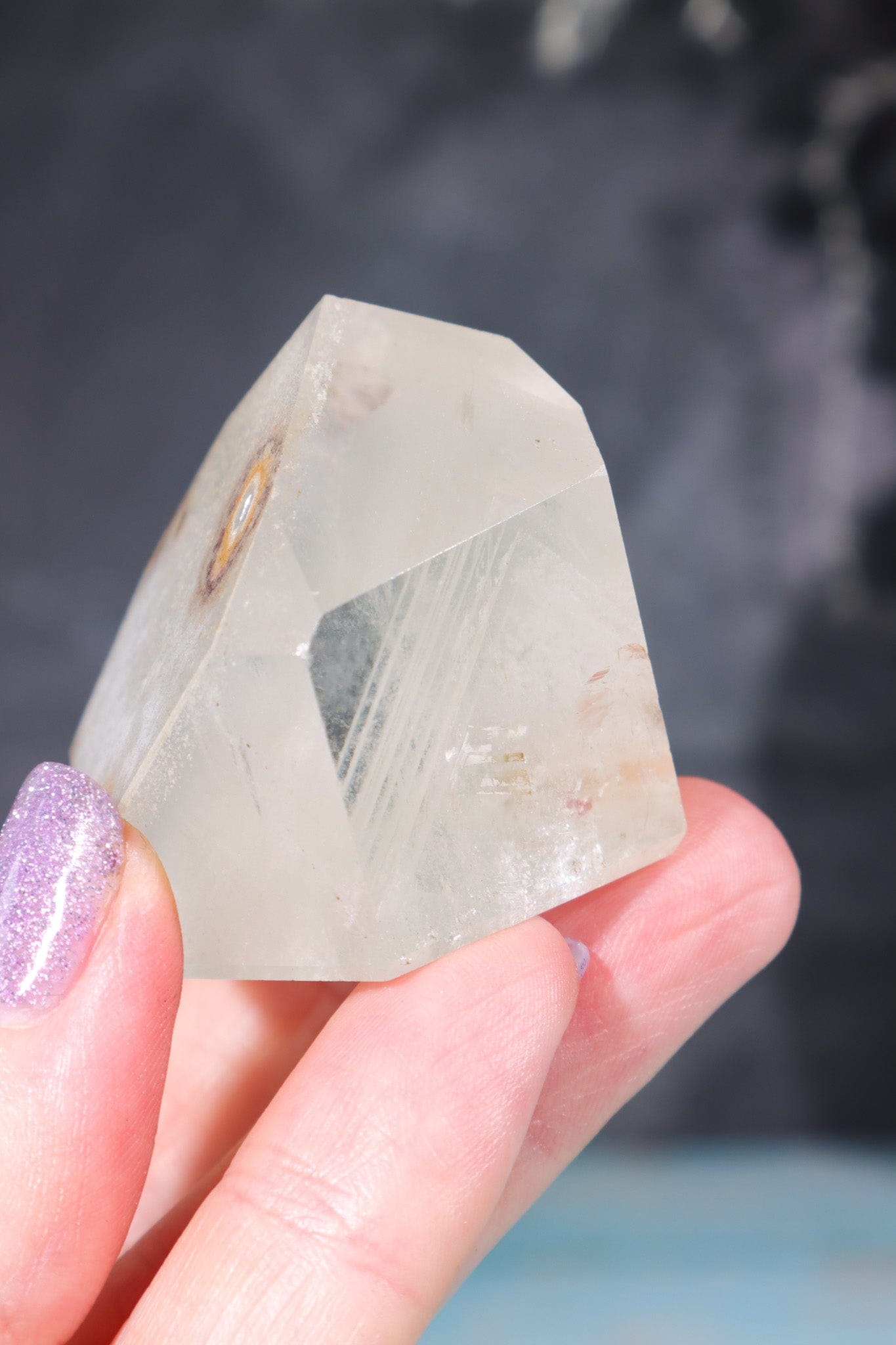 Quartz Point with Phantom Layers Points Tali & Loz Crystals