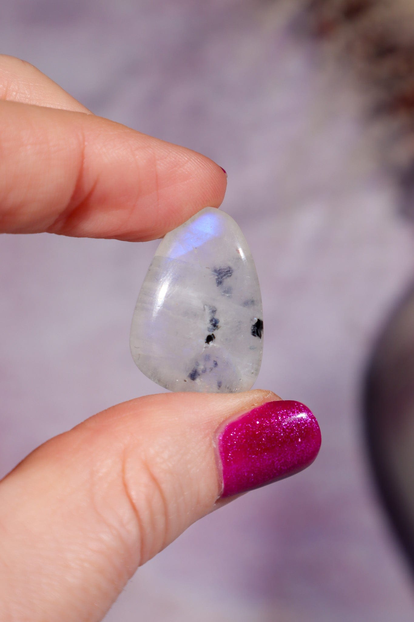 Rainbow Moonstone Cabochons Freeform 2.5cm, Intuitively Chosen Cabochons Tali & Loz Crystals