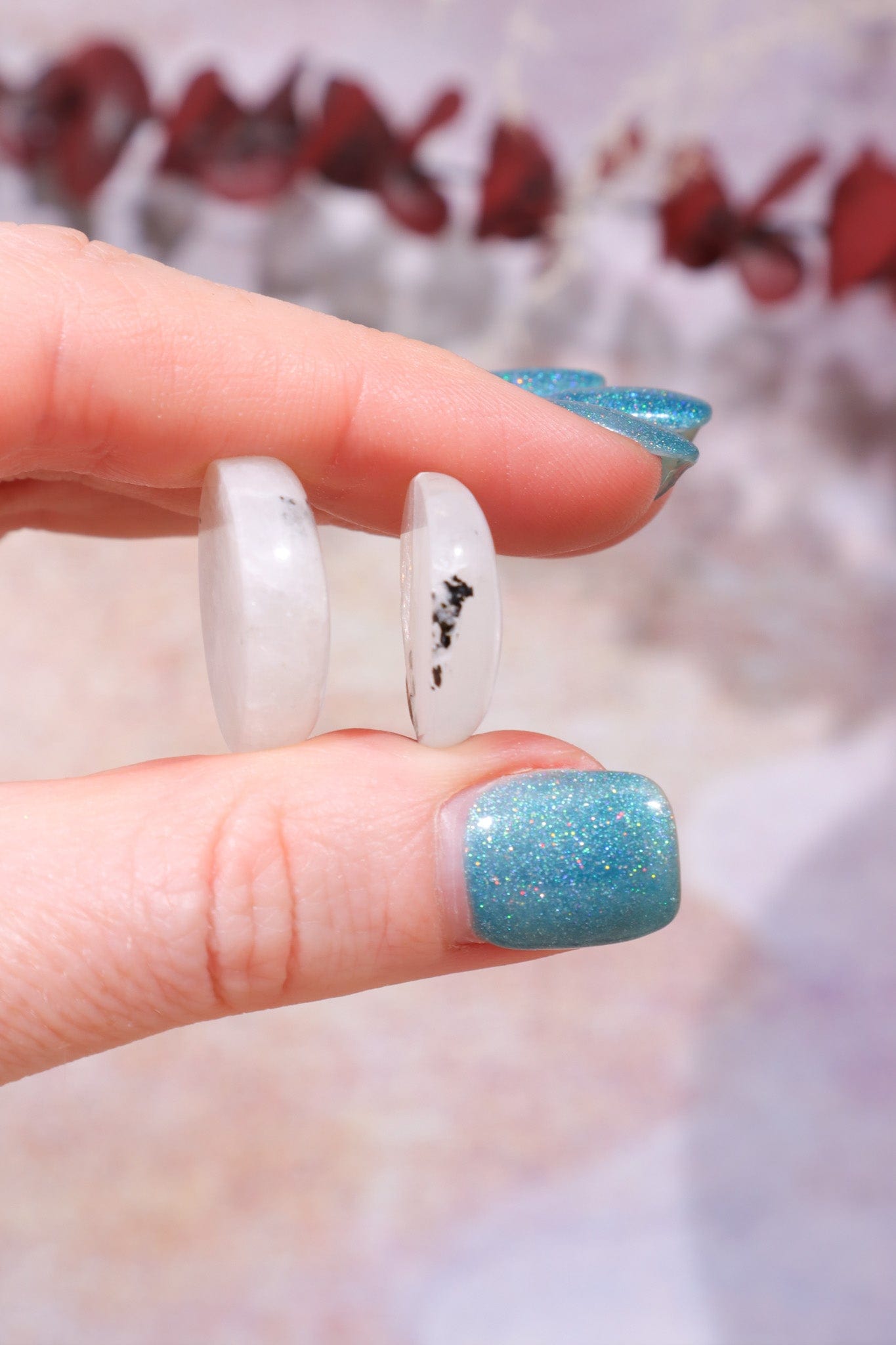 Rainbow Moonstone Cabochons Freeform Cabochons Tali & Loz Crystals