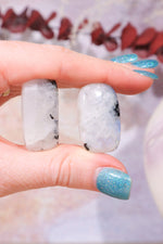 Rainbow Moonstone Cabochons Square and Rectangle Cabochons Rectangle Large (2.5/3cm) Tali & Loz Crystals