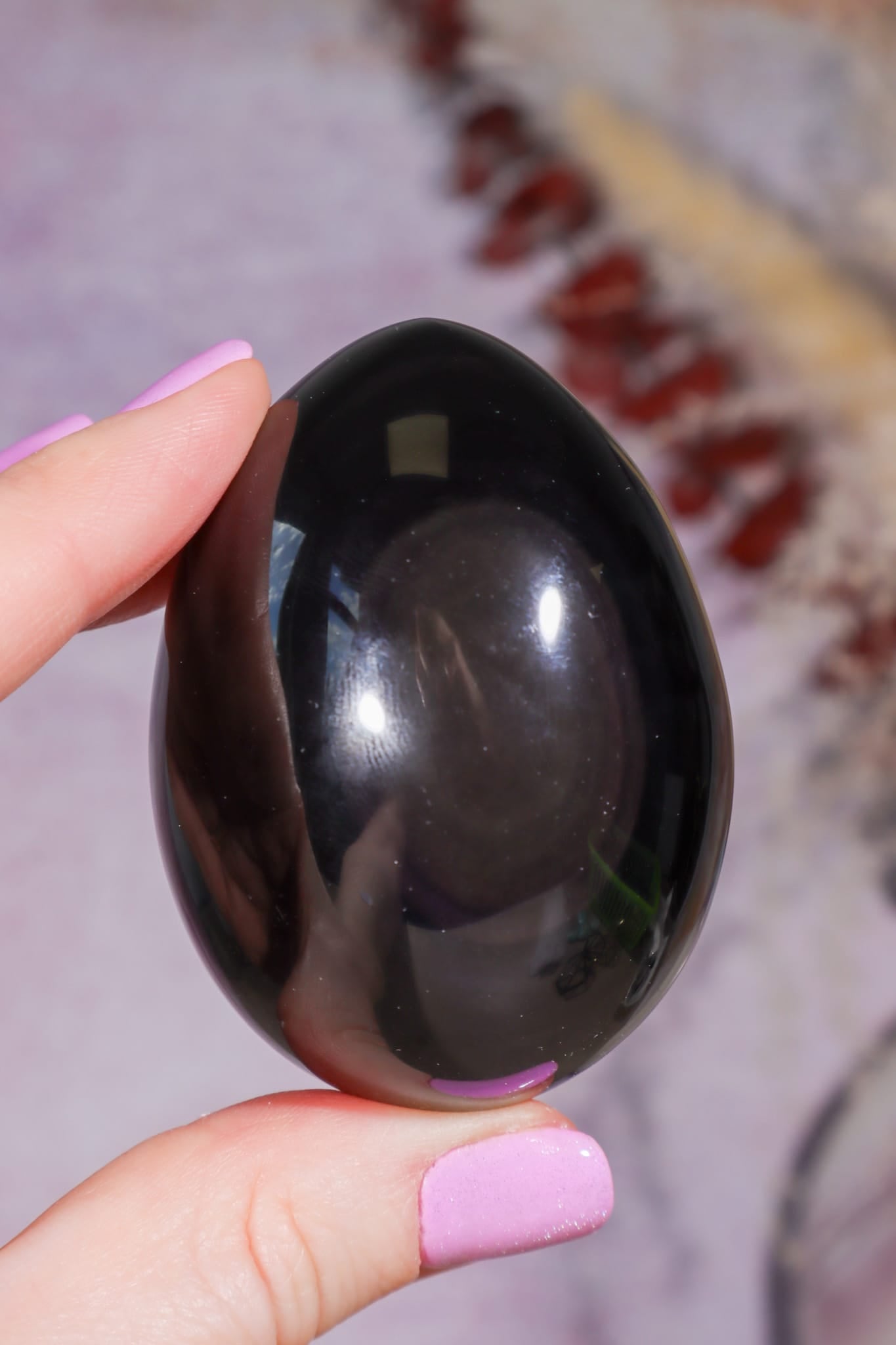 Rainbow Obsidian Egg | 5.9cm | Mexico Eggs Tali & Loz Crystals