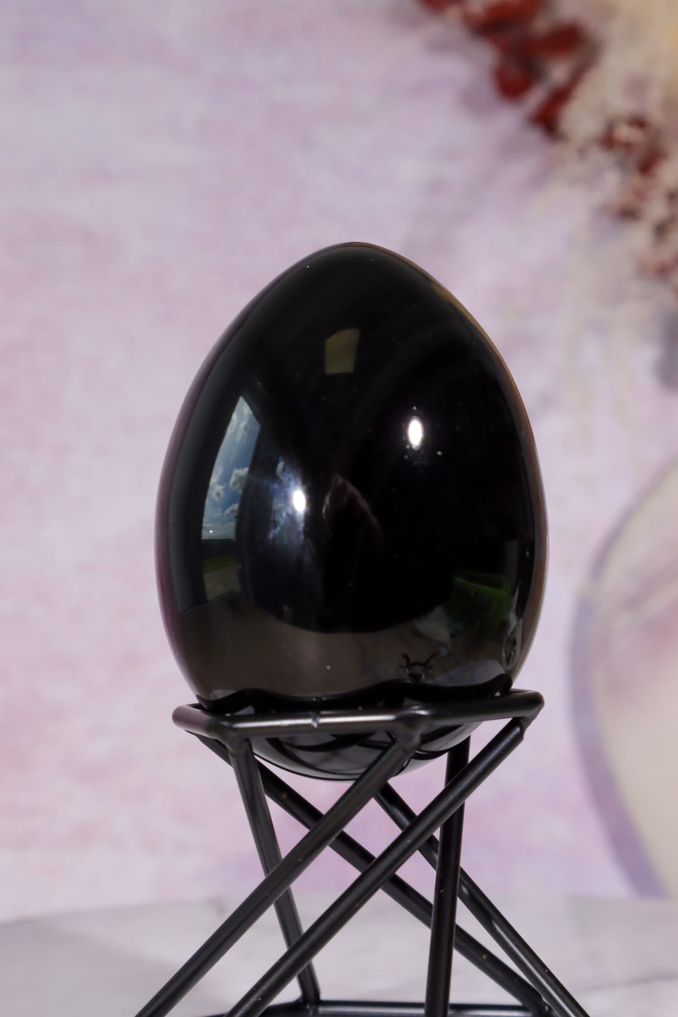 Rainbow Obsidian Egg | 5.9cm | Mexico Eggs Tali & Loz Crystals