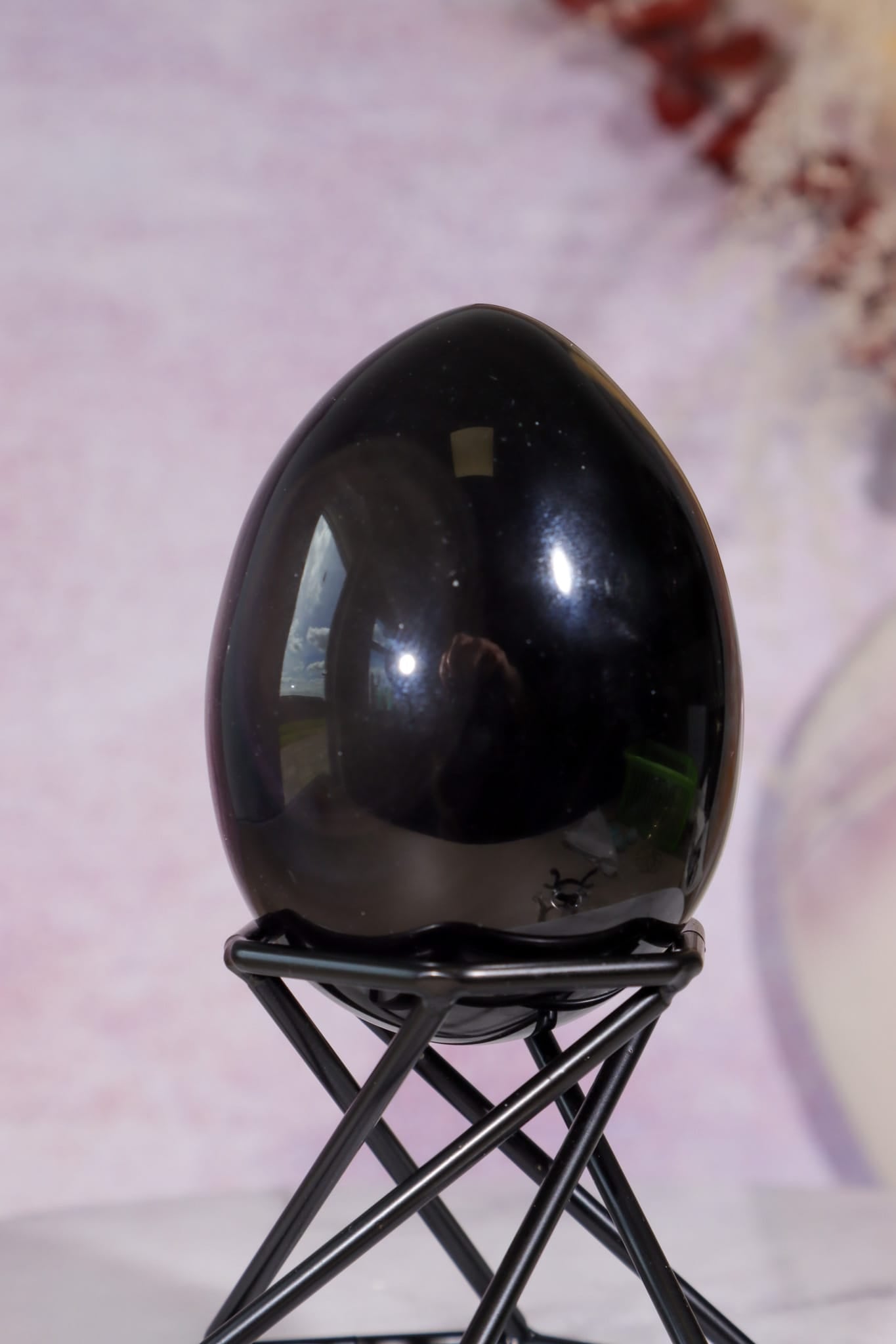 Rainbow Obsidian Egg | 5.9cm | Mexico Eggs Tali & Loz Crystals