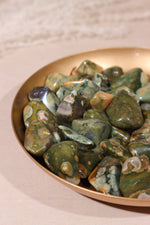 Rainforest Rhyolite Tumblestones 20-30mm - Tali & Loz Crystals