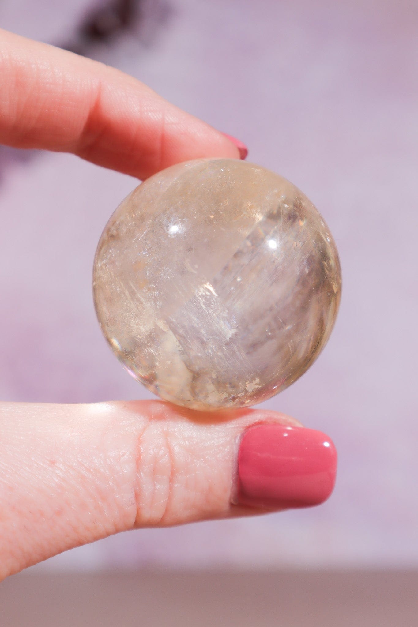 RARE Herkimer Diamond Sphere 40mm Rocks & Fossils Tali & Loz Crystals