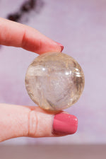 RARE Herkimer Diamond Sphere 40mm Rocks & Fossils Tali & Loz Crystals