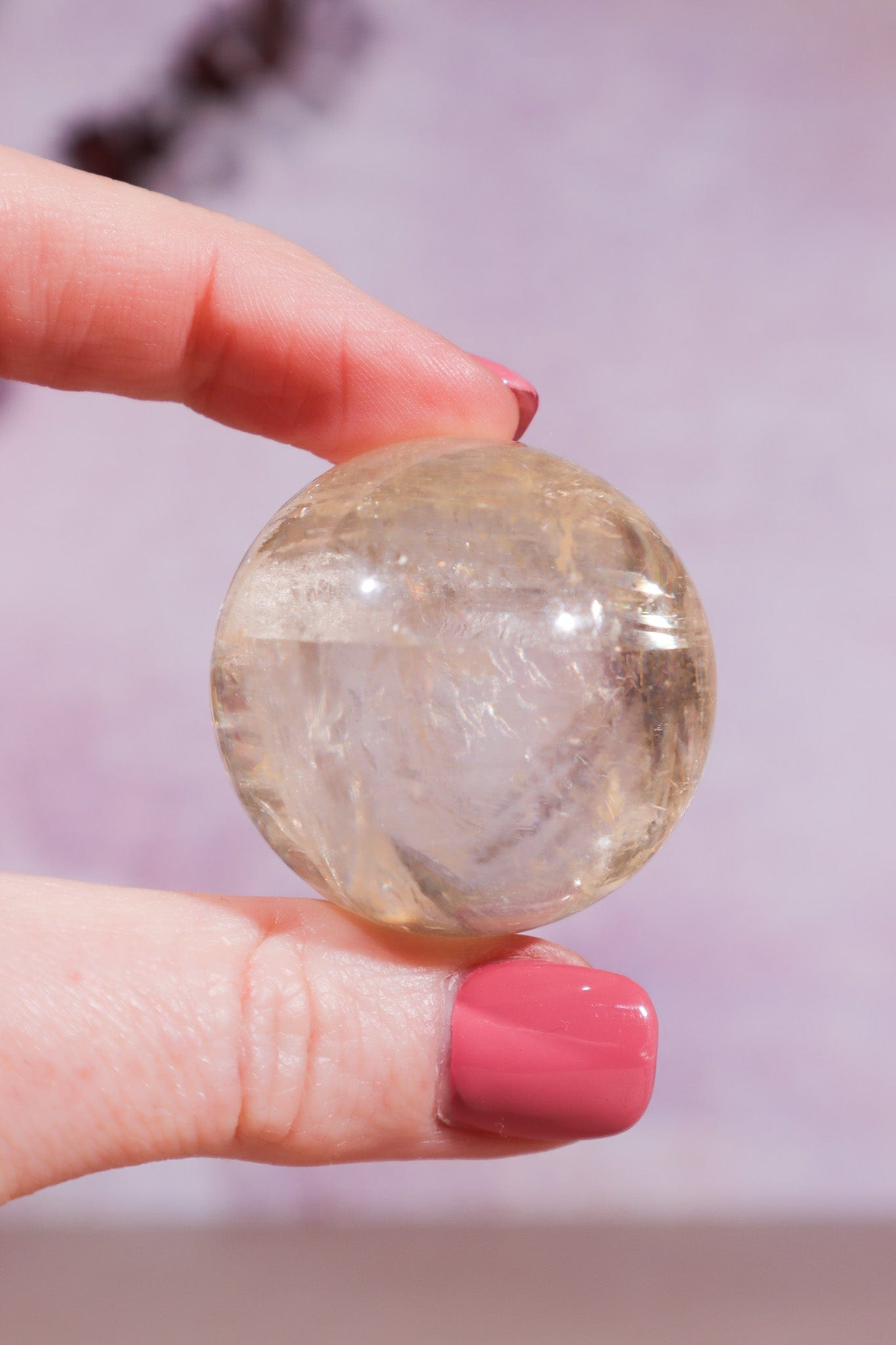 RARE Herkimer Diamond Sphere 40mm Rocks & Fossils Tali & Loz Crystals