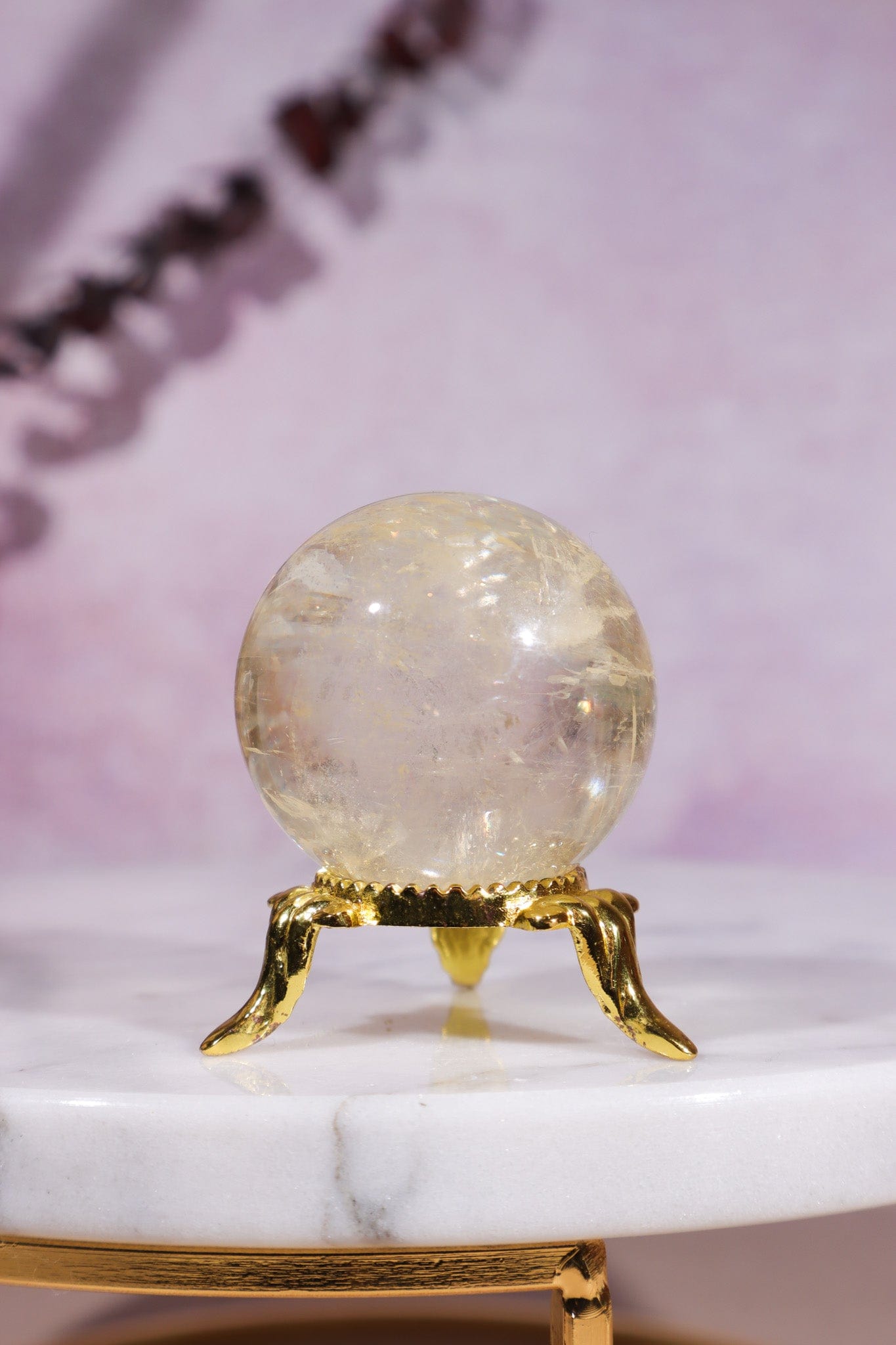 RARE Herkimer Diamond Sphere 40mm Rocks & Fossils Tali & Loz Crystals