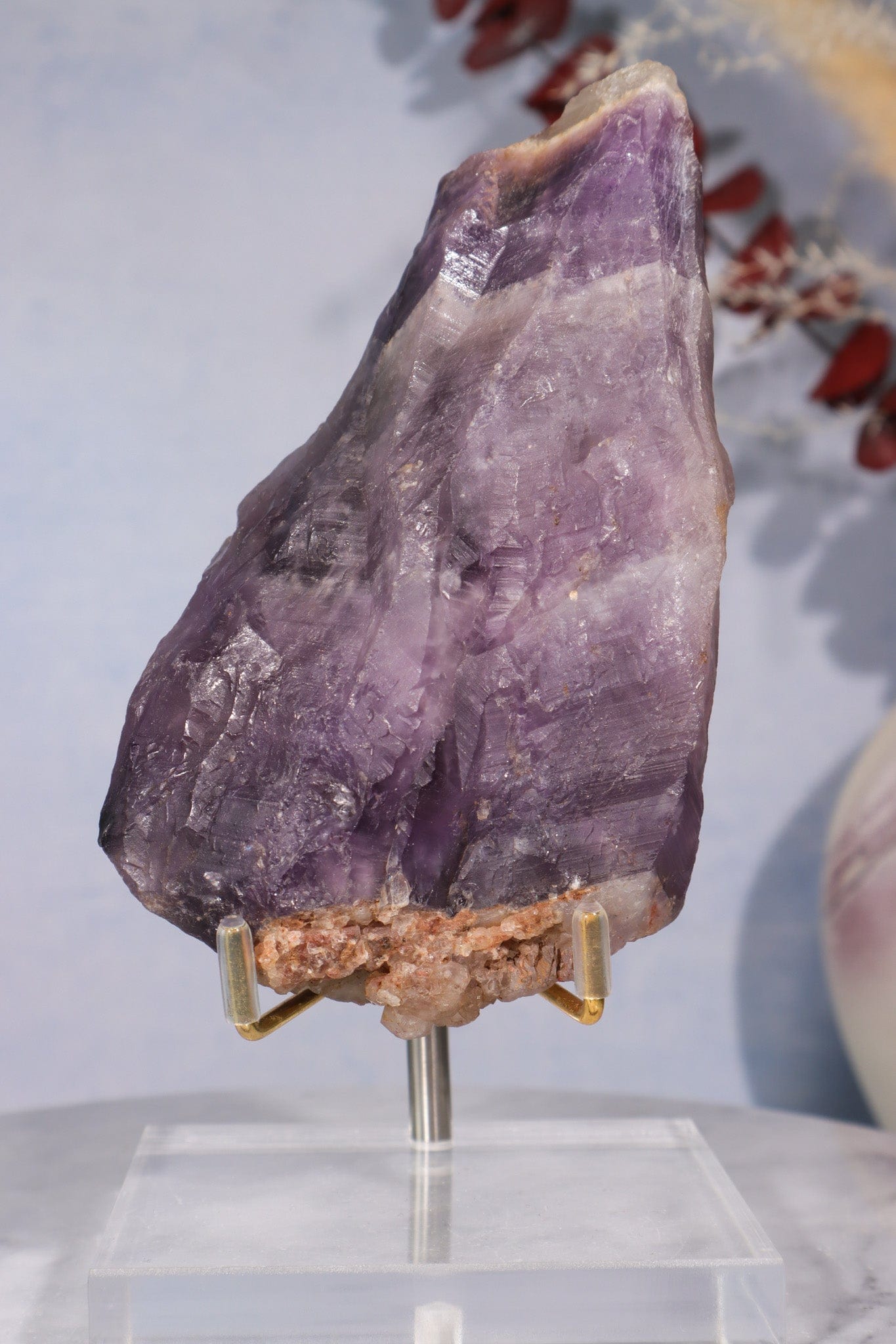 Raw Chevron Amethyst Root 474gr Specimen Tali & Loz Crystals