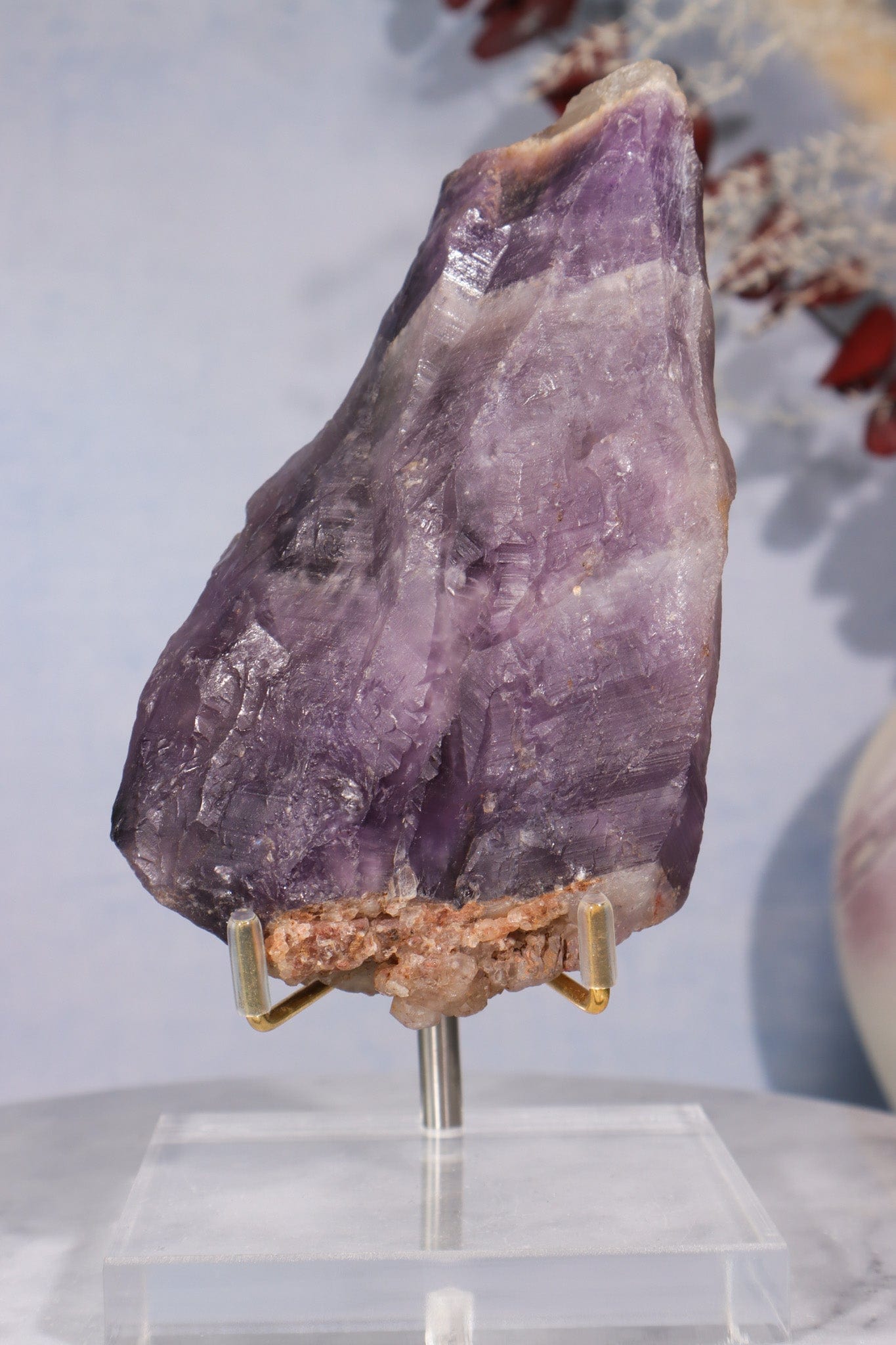 Raw Chevron Amethyst Root 474gr Specimen Tali & Loz Crystals