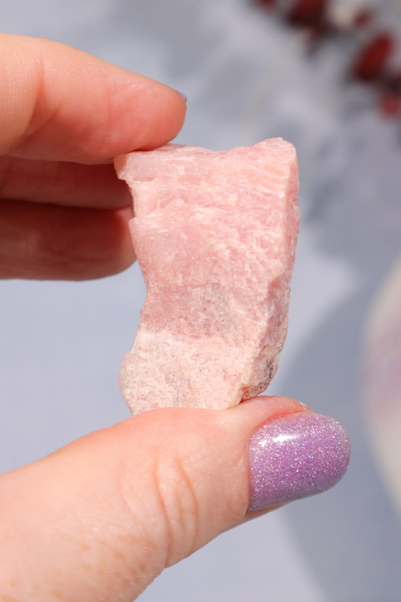 Raw Thulite 3.5cm, Sold as Seen Minerals Tali & Loz Crystals