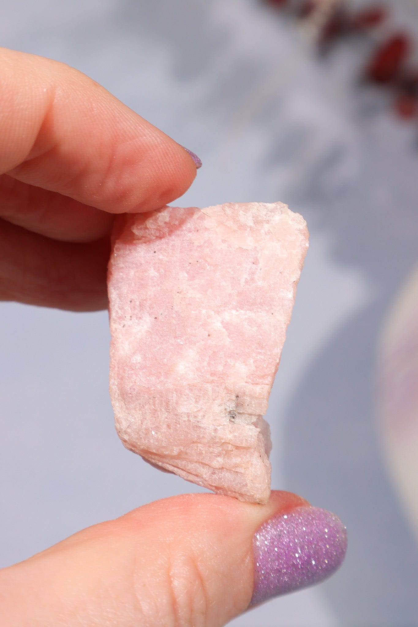 Raw Thulite 3.5cm, Sold as Seen Minerals Tali & Loz Crystals