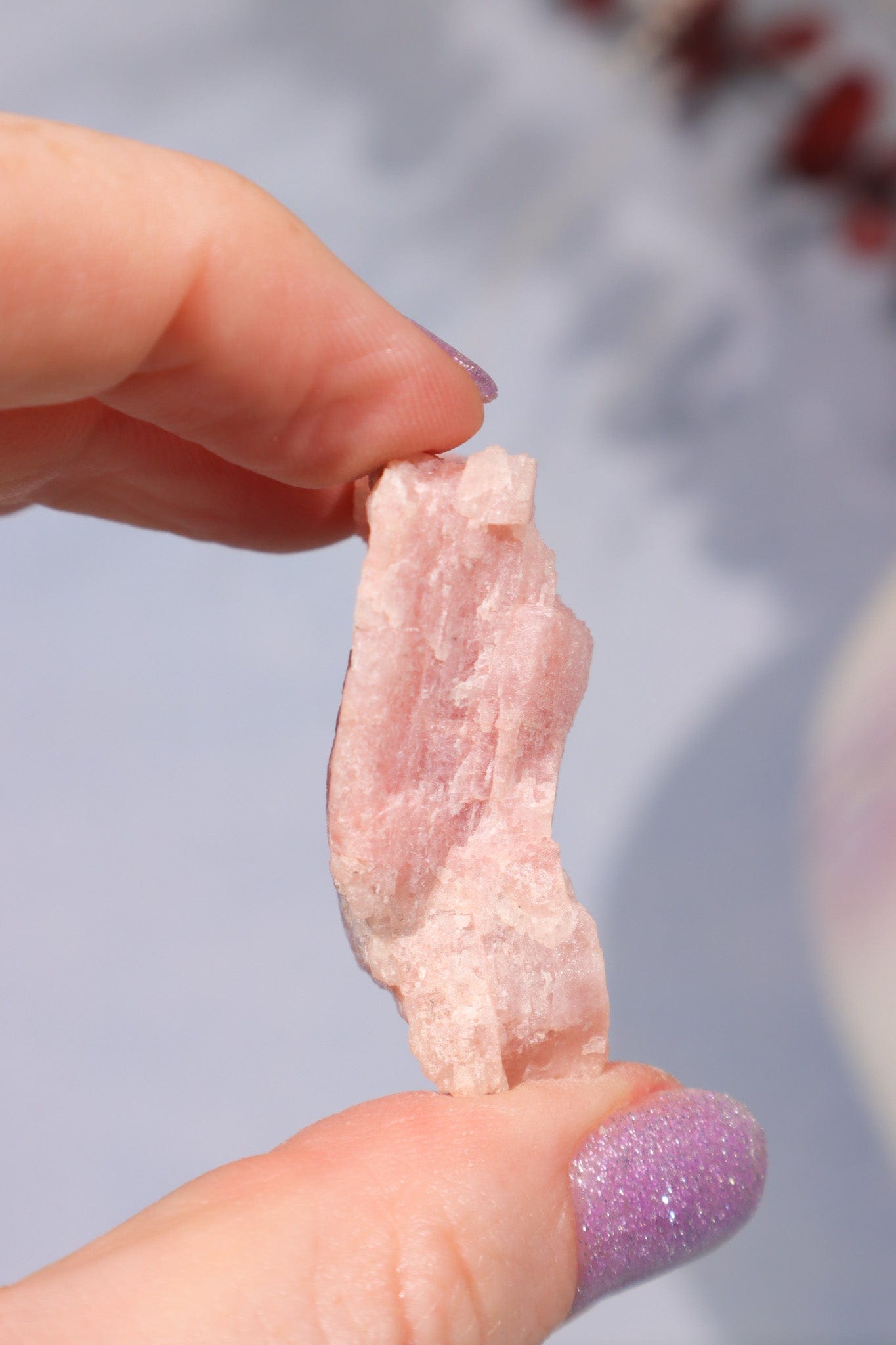 Raw Thulite 3.5cm, Sold as Seen Minerals Tali & Loz Crystals