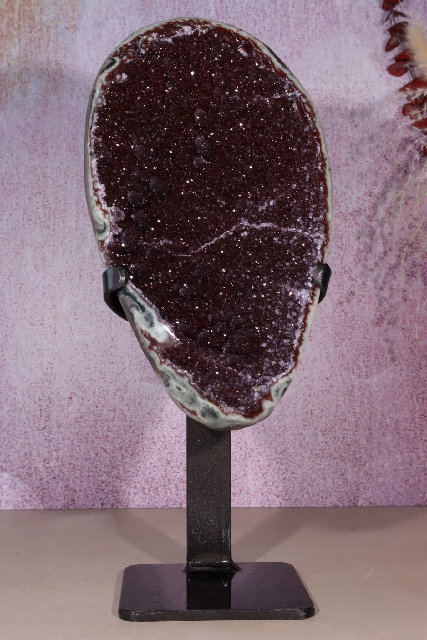 Red Amethyst Statement Piece | 23.5cm | Uruguay Minerals Tali & Loz Crystals