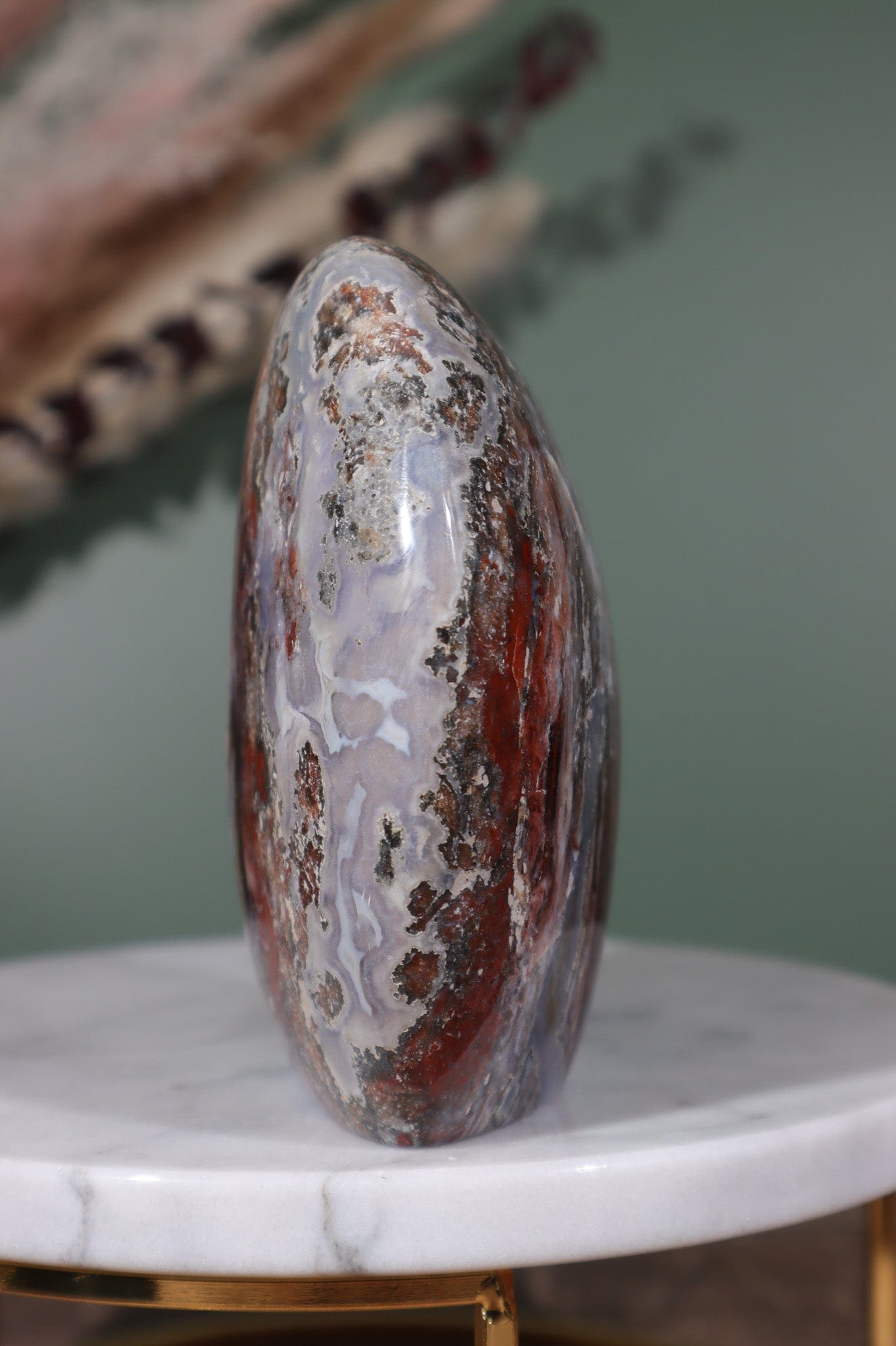 Red Blue Agate Freeform 0.6kg - Tali & Loz Crystals