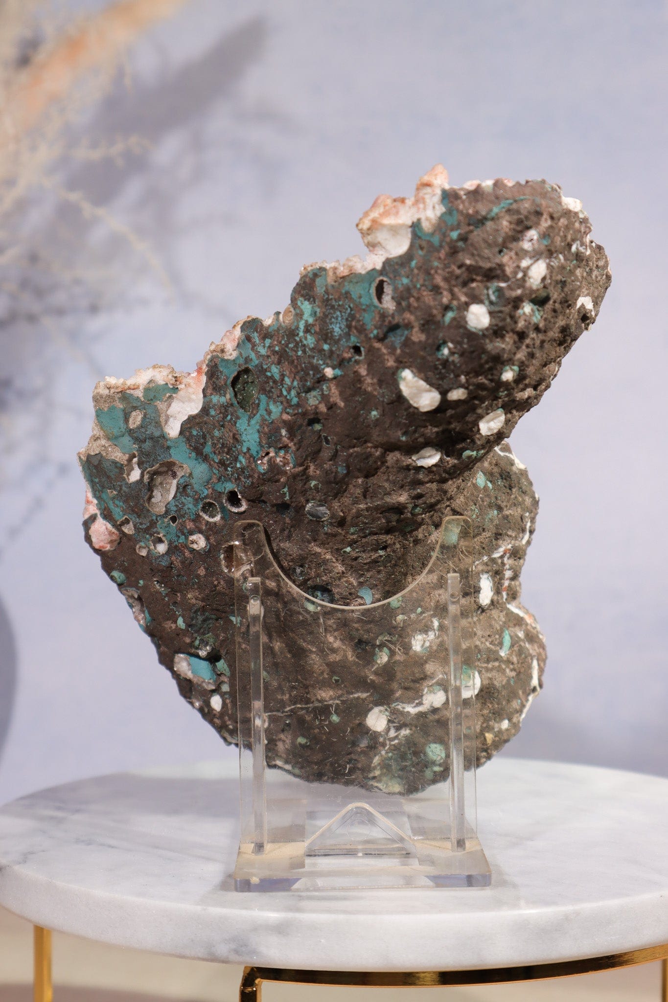 Red Heulandite Specimen, Sold As Seen Specimen Tali & Loz Crystals