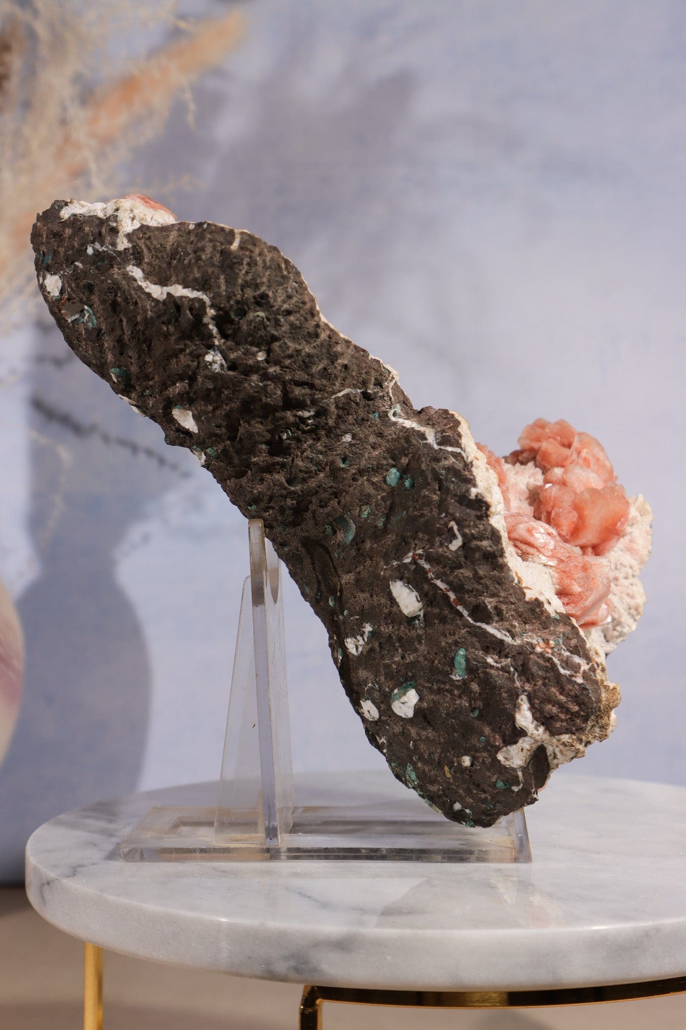 Red Heulandite Specimen, Sold As Seen Specimen Tali & Loz Crystals