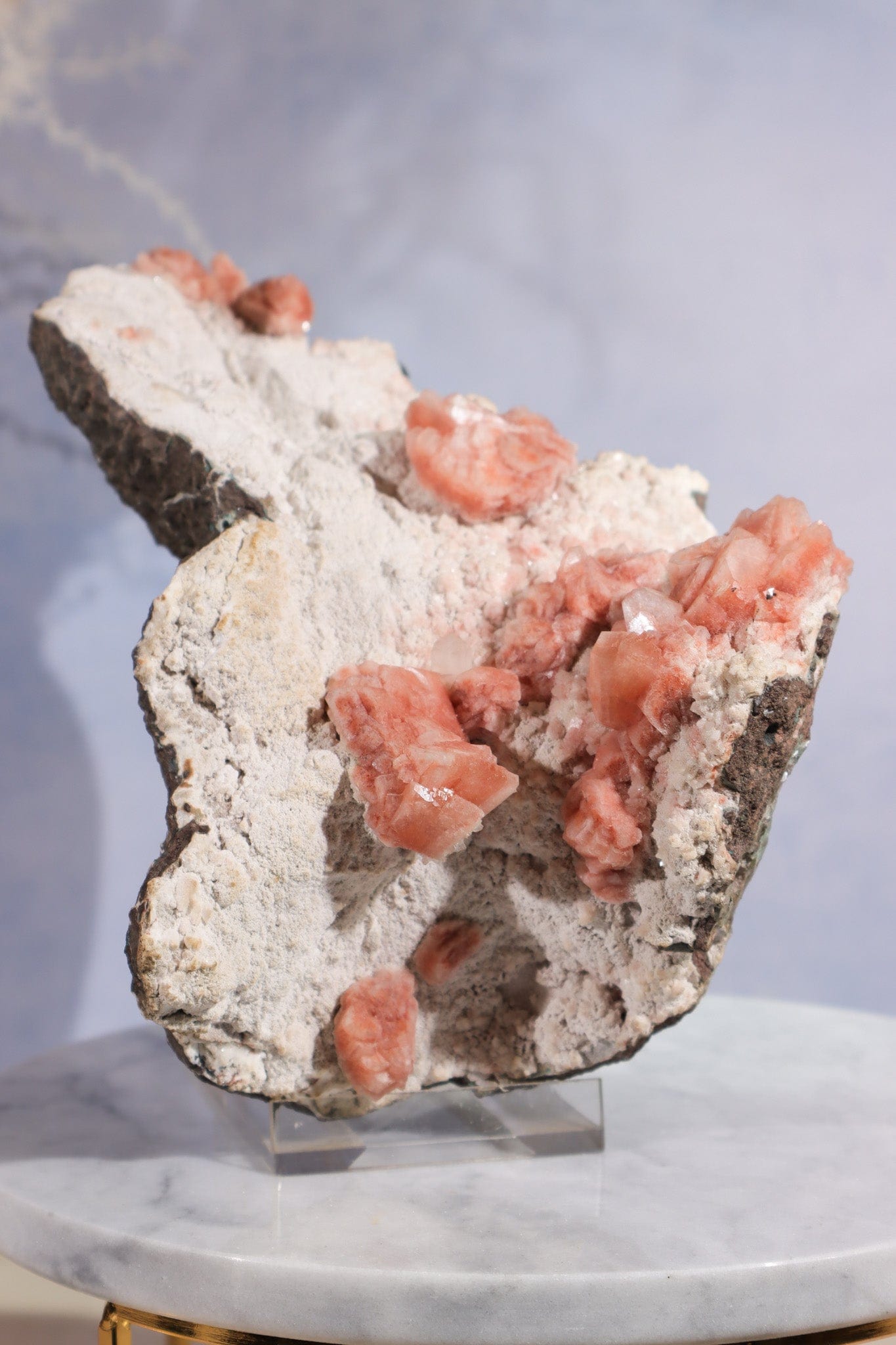 Red Heulandite Specimen, Sold As Seen Specimen Tali & Loz Crystals