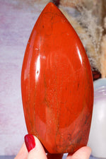 Red Jasper Flame 13.5cm Worry stones Tali & Loz Crystals
