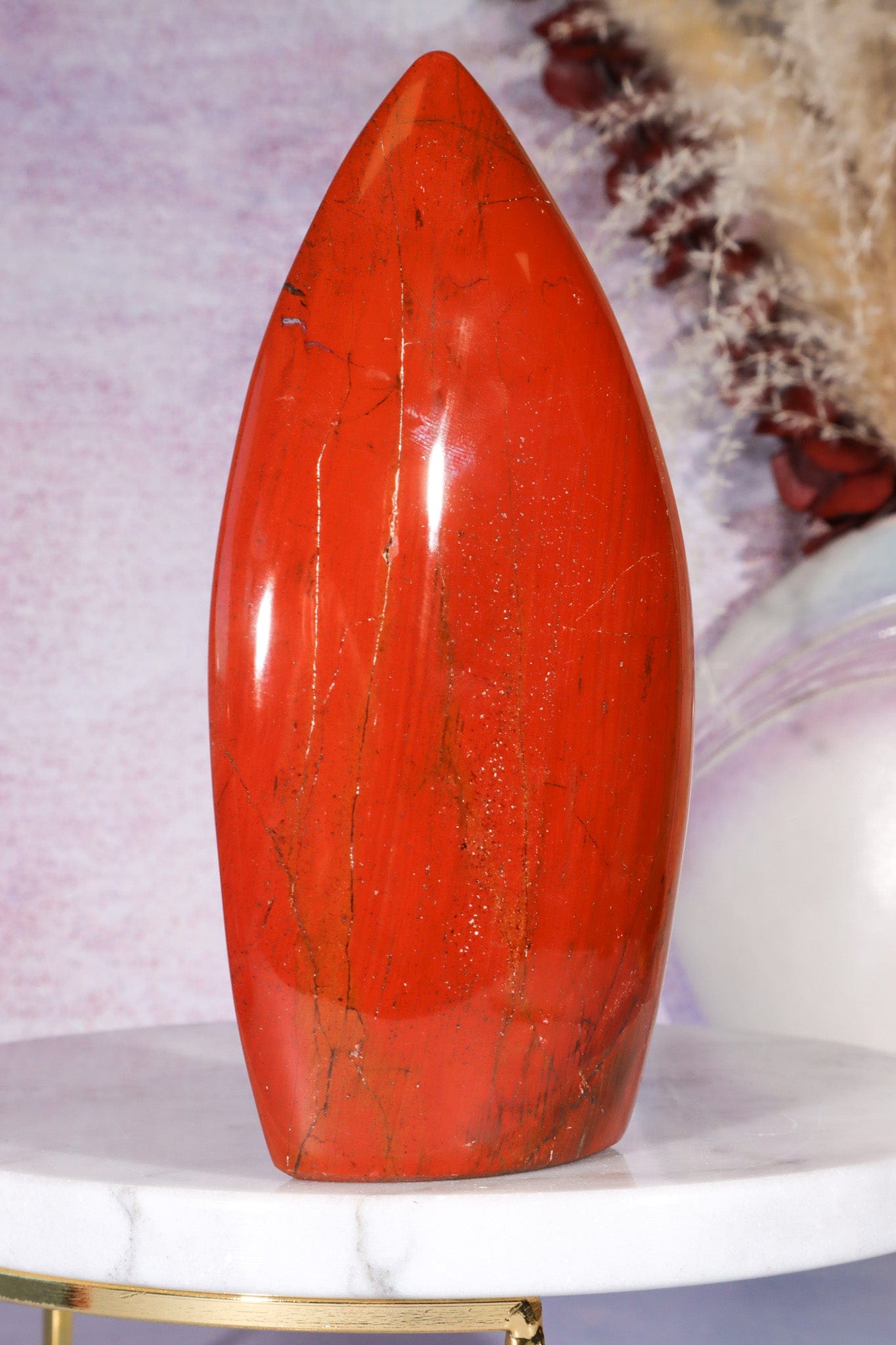 Red Jasper Flame 13.5cm Worry stones Tali & Loz Crystals