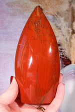 Red Jasper Flame 15cm Worry stones Tali & Loz Crystals