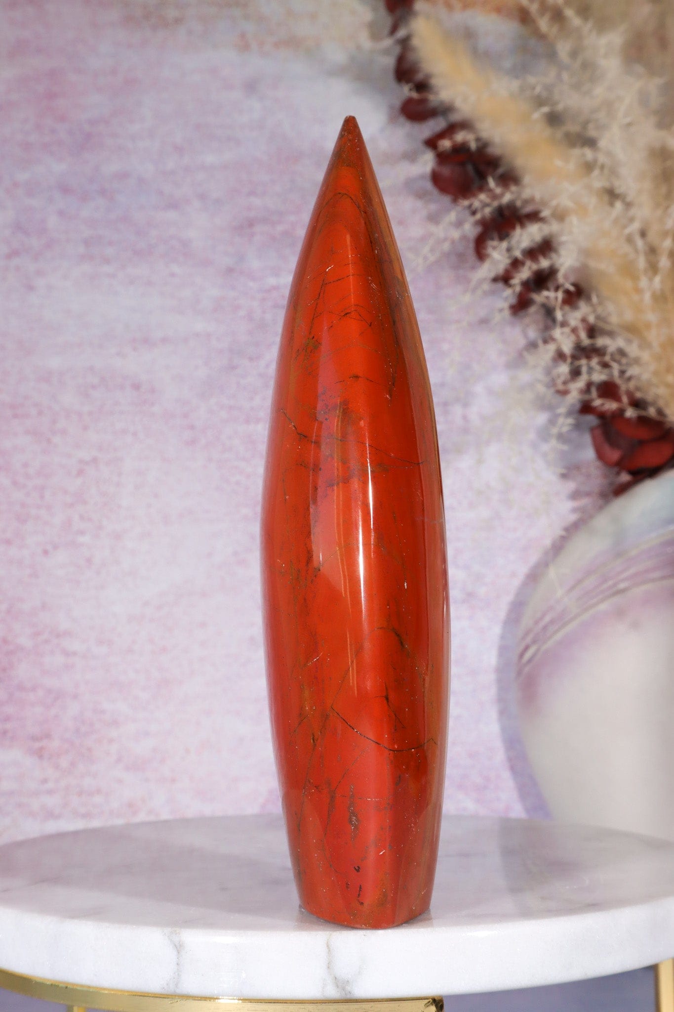 Red Jasper Flame 15cm Worry stones Tali & Loz Crystals