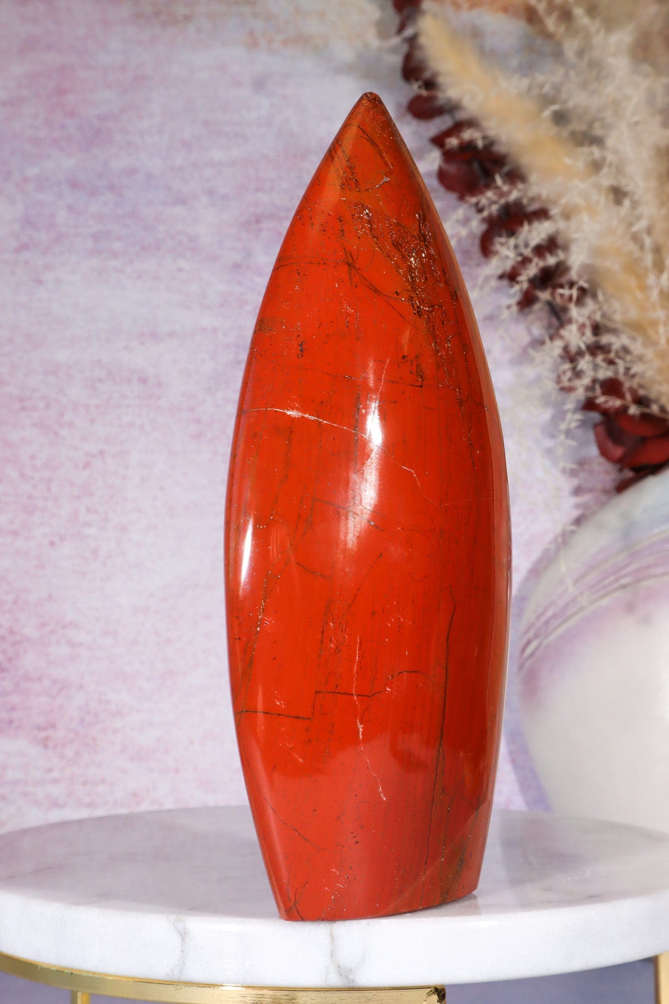 Red Jasper Flame 15cm Worry stones Tali & Loz Crystals
