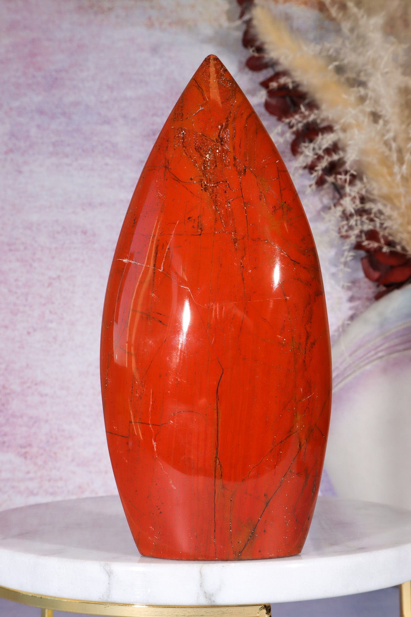 Red Jasper Flame 15cm Worry stones Tali & Loz Crystals