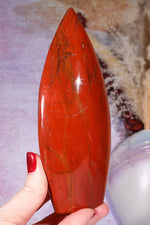 Red Jasper Flame 15cm Worry stones Tali & Loz Crystals