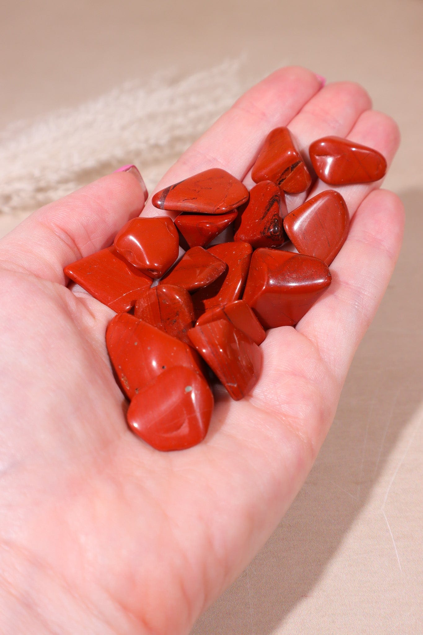 Red Jasper Tumblestones 20-30mm - Tali & Loz Crystals