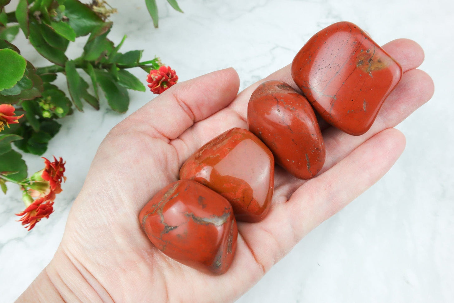 Red Jasper Tumblestones - Protection/Balance Tumblestones Large Tali & Loz