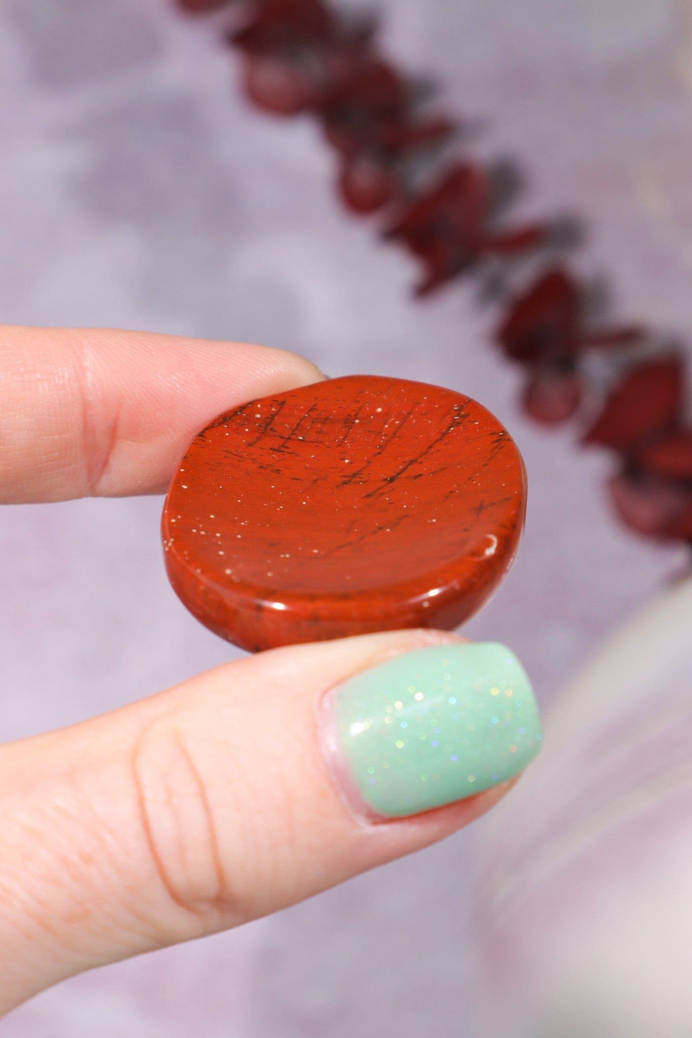 Red Jasper Worry Stones OUTLET 4.5cm Worry stones Tali & Loz Crystals
