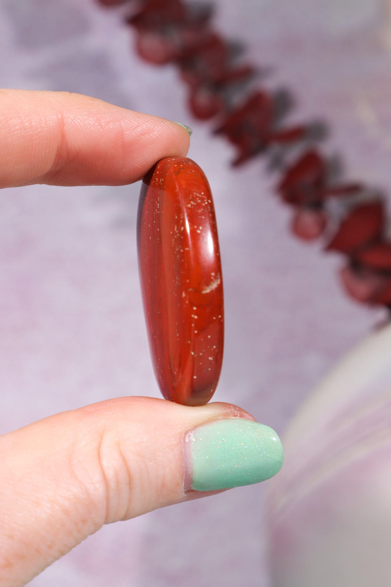 Red Jasper Worry Stones OUTLET 4.5cm Worry stones Tali & Loz Crystals