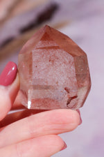 Red Rutilated Quartz Tower 4.5cm - Tali & Loz Crystals