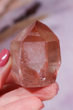 Red Rutilated Quartz Tower 4.5cm - Tali & Loz Crystals