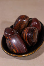 Red Tigers Eye Tumblestones | Large 25-35mm | Intuitively Chosen Tumblestones Tali & Loz Crystals