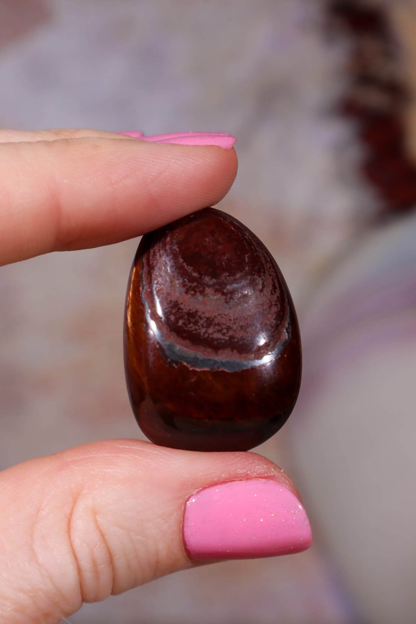 Red Tigers Eye Tumblestones | Large 25-35mm | Intuitively Chosen Tumblestones Tali & Loz Crystals