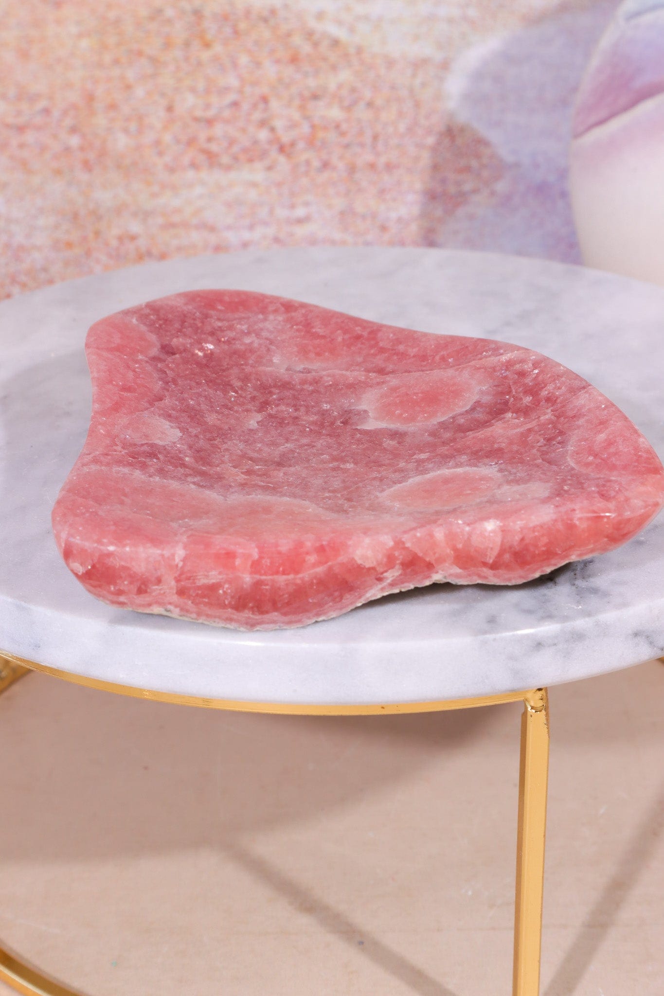 Rhodochrosite Dish, Sold as Seen Bowls Tali & Loz Crystals