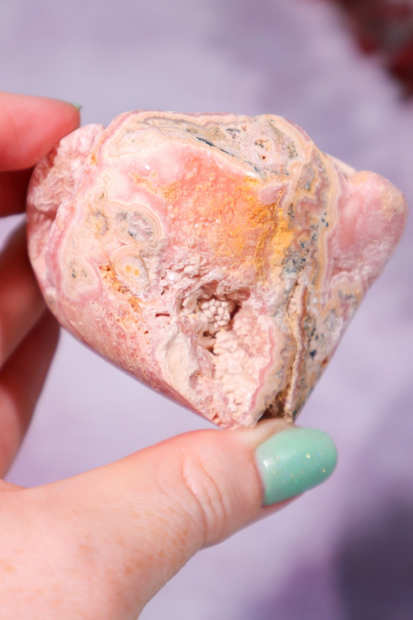 Rhodochrosite Freeform 191gr Freeform Tali & Loz Crystals