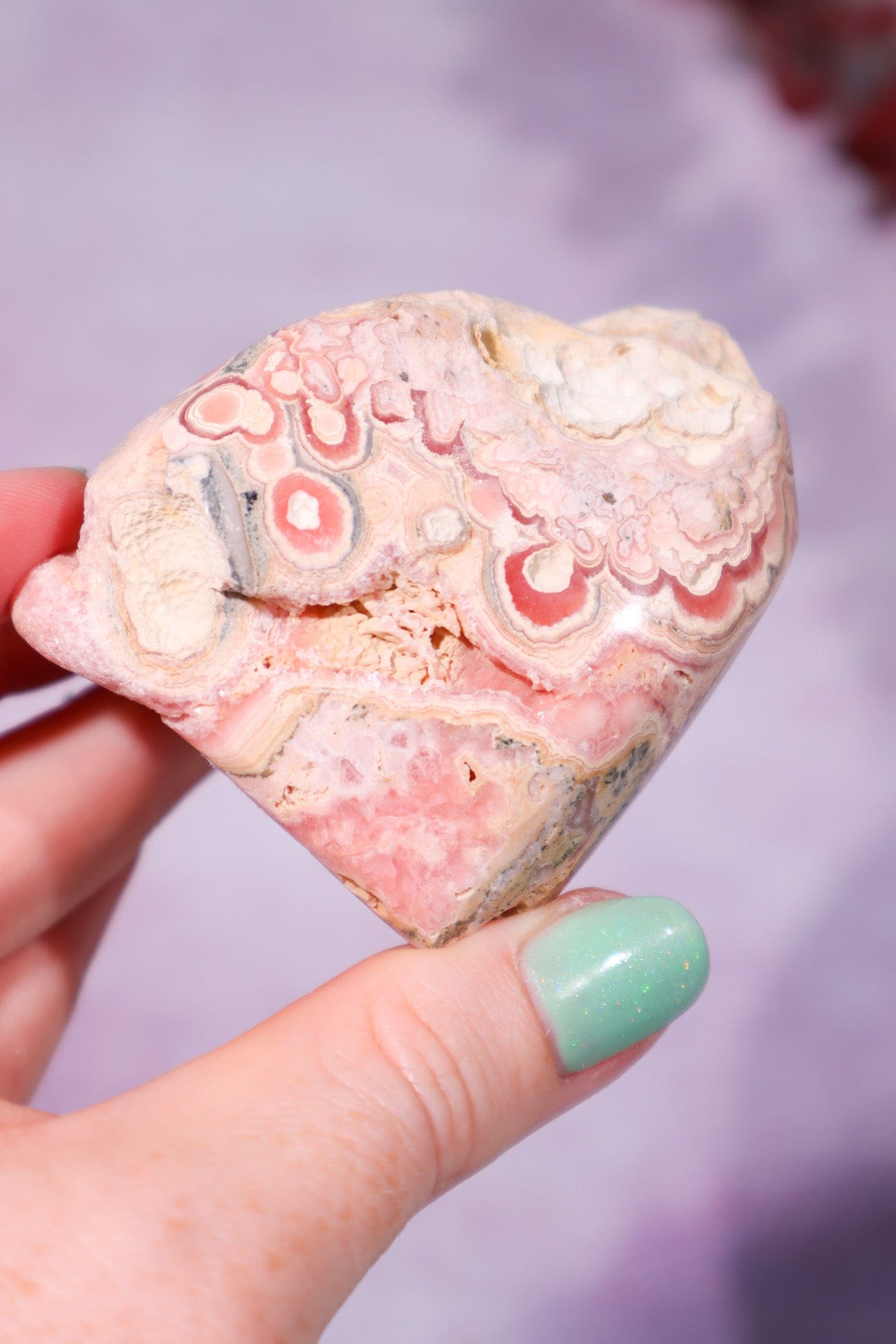 Rhodochrosite Freeform 191gr Freeform Tali & Loz Crystals