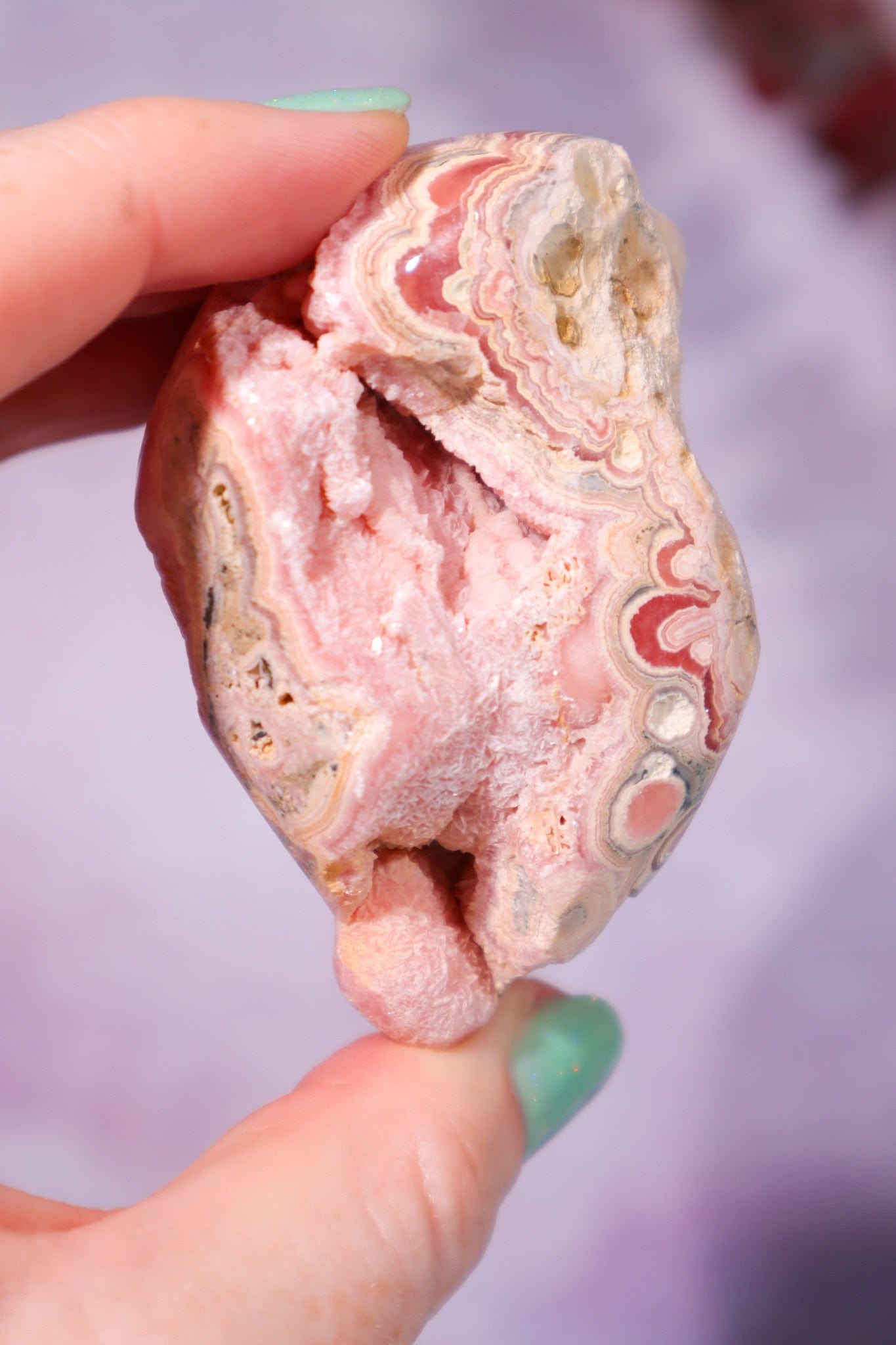 Rhodochrosite Freeform 191gr Freeform Tali & Loz Crystals