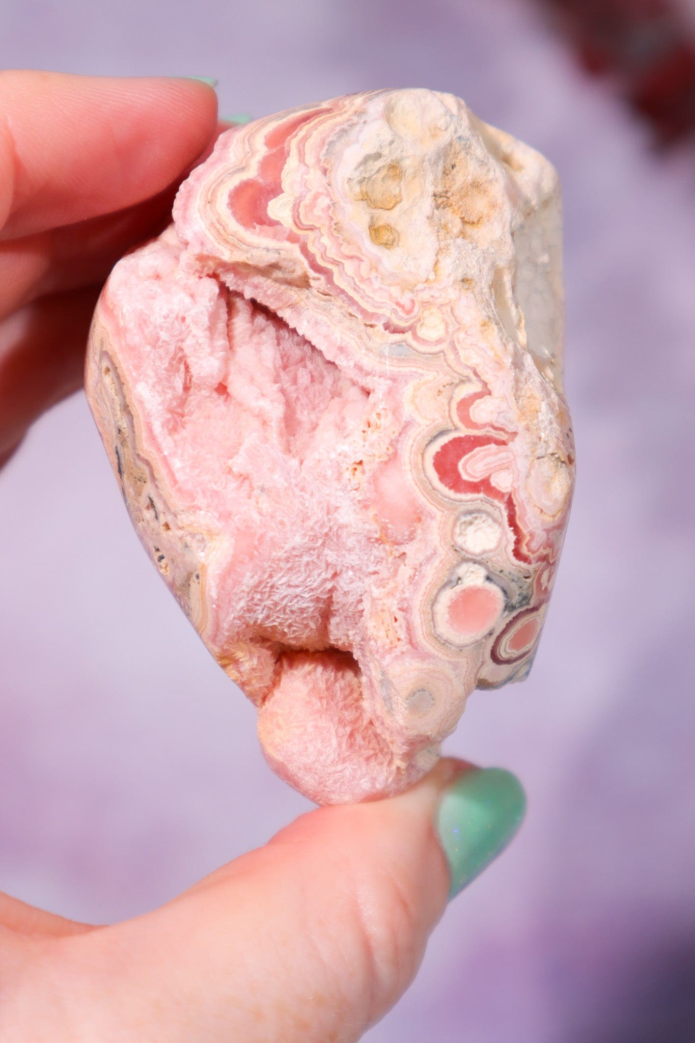 Rhodochrosite Freeform 191gr Freeform Tali & Loz Crystals