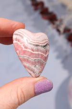 Rhodochrosite Heart 22.25gr Hearts Tali & Loz Crystals
