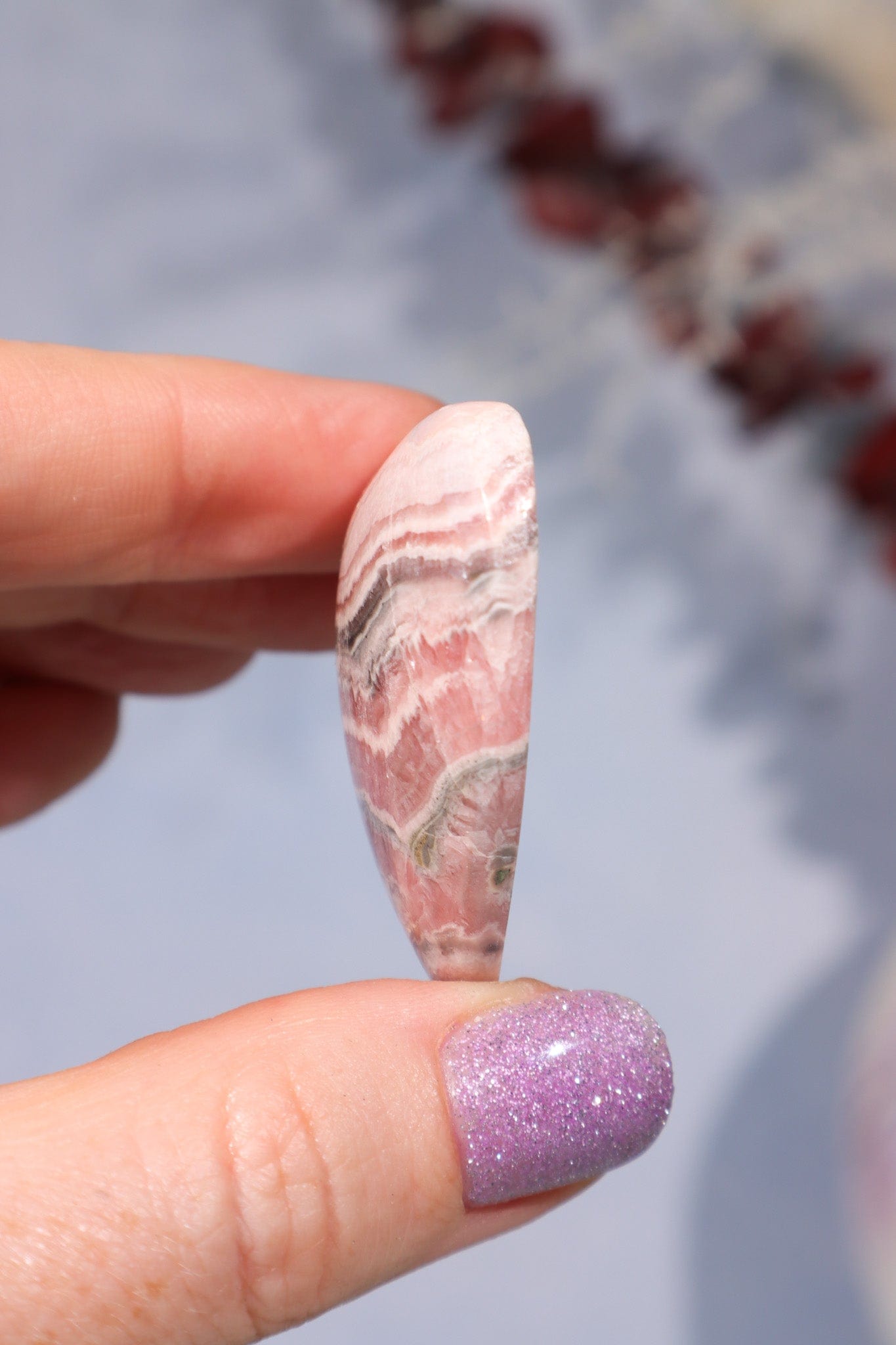 Rhodochrosite Heart 22.25gr Hearts Tali & Loz Crystals