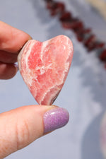 Rhodochrosite Heart 29.5gr Hearts Tali & Loz Crystals