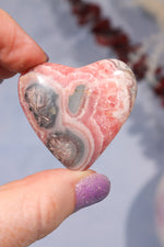 Rhodochrosite Heart 29.5gr Hearts Tali & Loz Crystals