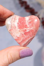 Rhodochrosite Heart 29.5gr Hearts Tali & Loz Crystals