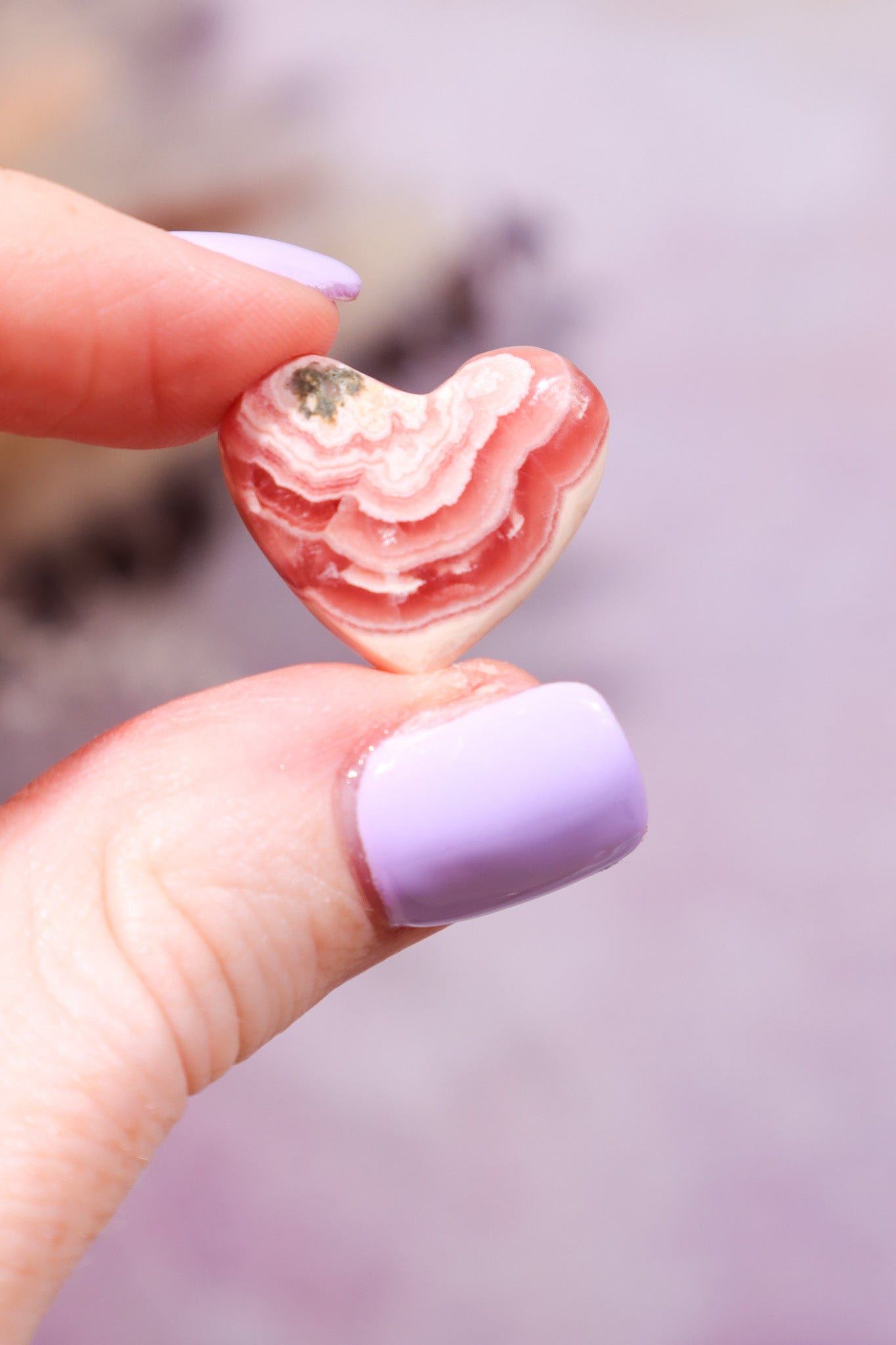 Rhodochrosite Heart 5gr Hearts Tali & Loz Crystals
