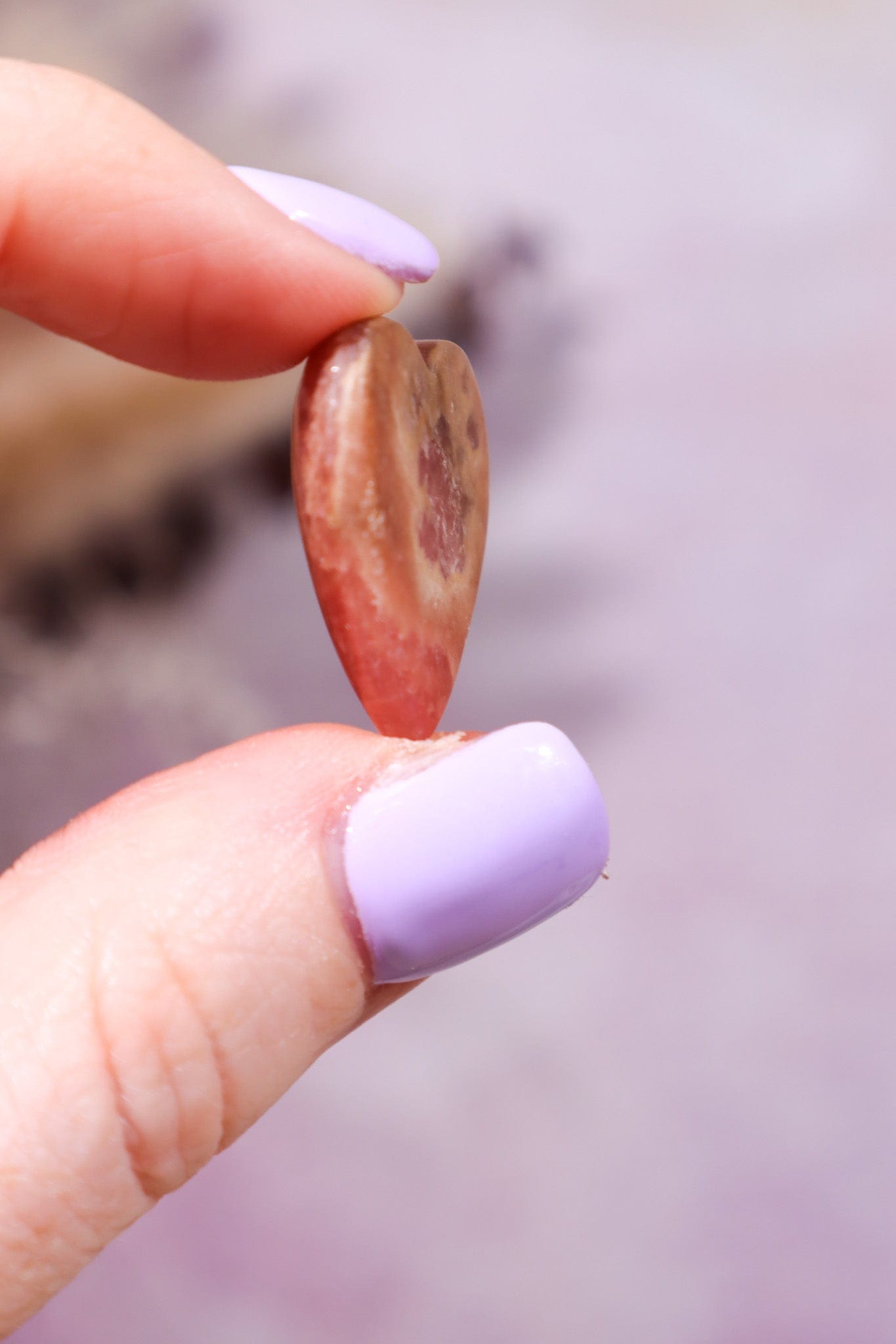 Rhodochrosite Heart 6.82gr Hearts Tali & Loz Crystals