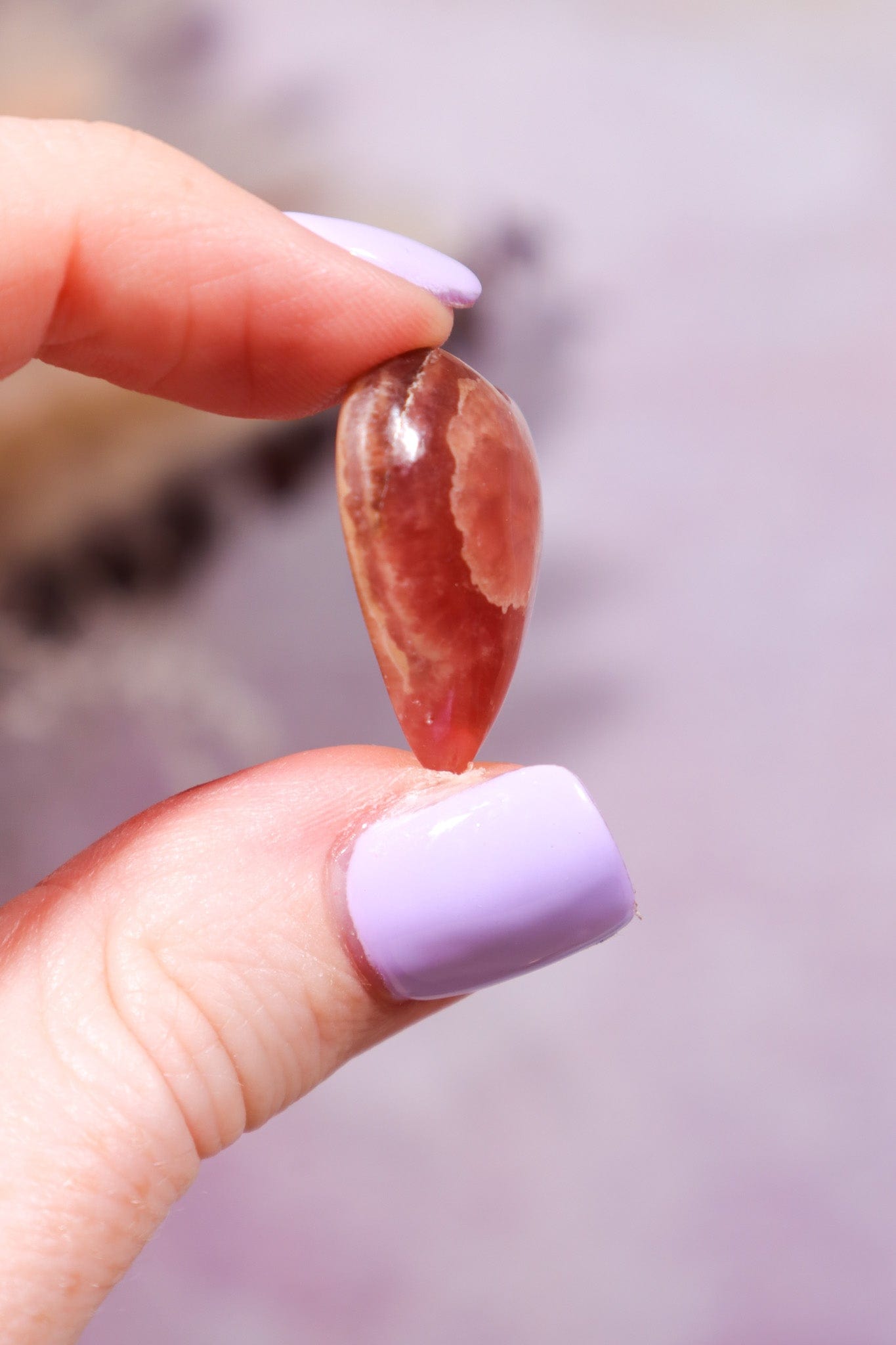 Rhodochrosite Heart 6.82gr Hearts Tali & Loz Crystals